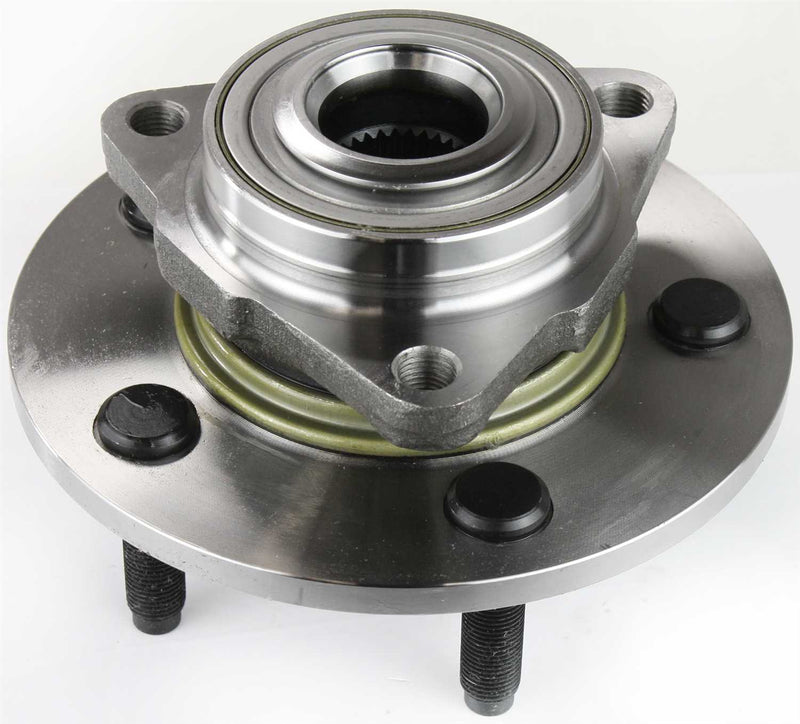 Set Of 2 - Front Driver and Passenger Side Wheel Hubs With Bearing 2-Wheel ABS 5 Stud Wheel