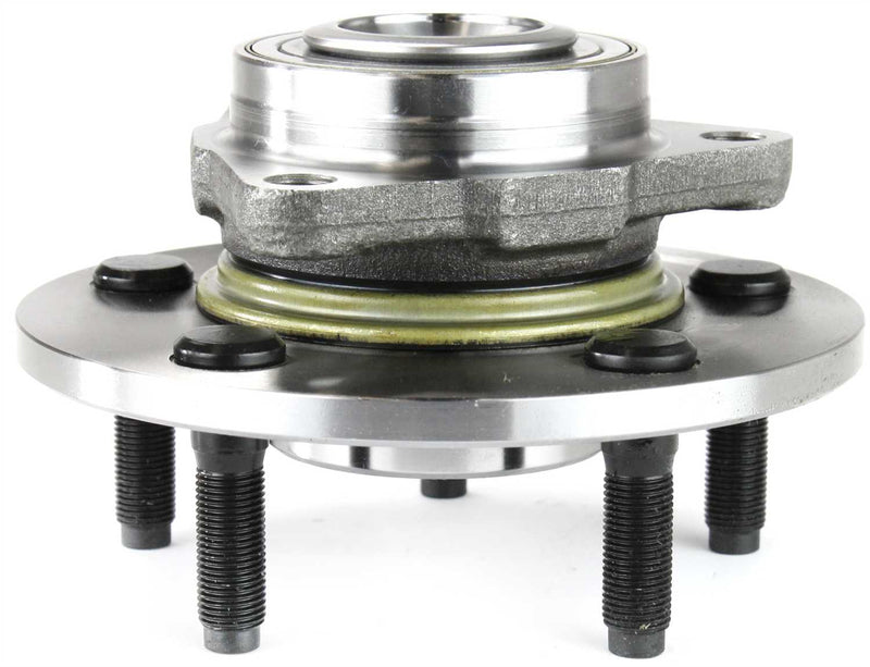 Set Of 2 - Front Driver and Passenger Side Wheel Hubs With Bearing 2-Wheel ABS 5 Stud Wheel