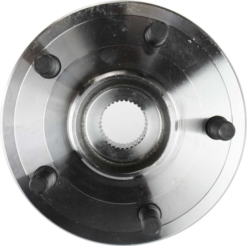 Set Of 2 - Front Driver and Passenger Side Wheel Hubs With Bearing 2-Wheel ABS 5 Stud Wheel