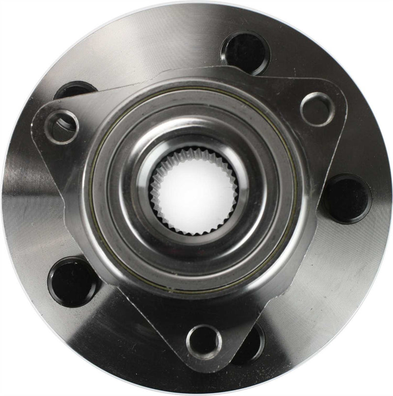 Set Of 2 - Front Driver and Passenger Side Wheel Hubs With Bearing 2-Wheel ABS 5 Stud Wheel