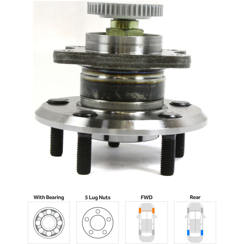 Rear Side Wheel Hubs With Bearing Front Wheel Drive