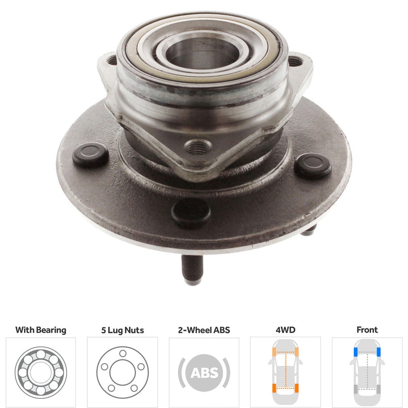 Front Wheel Hubs w/Bearing