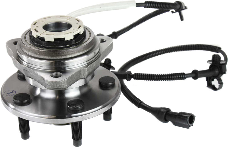 Set Of 2 - Front Driver and Passenger Side Wheel Hubs With Bearing With Sensor