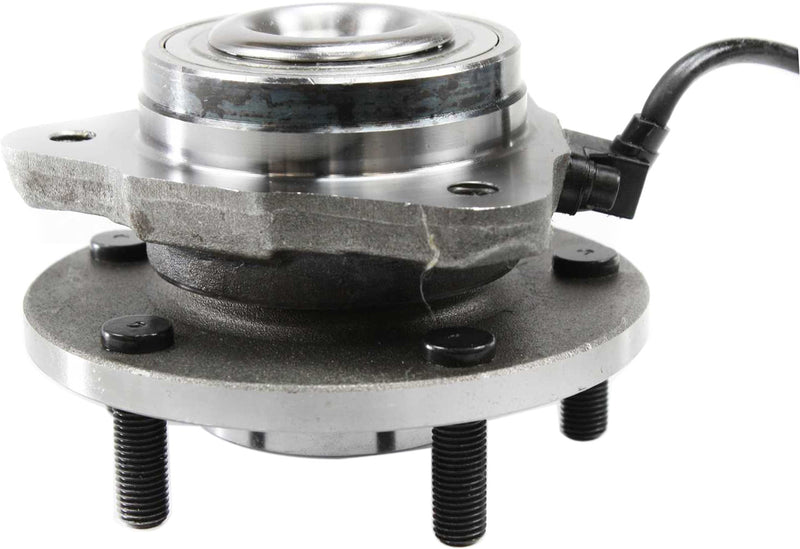 Set Of 2 - Front Driver and Passenger Side Wheel Hubs With Bearing With Sensor Rear Wheel Drive