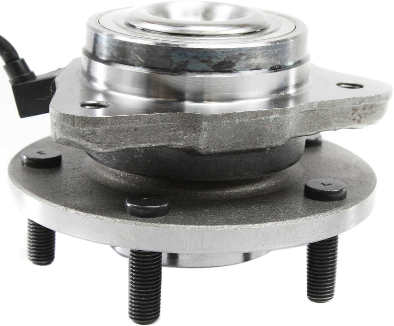 Set Of 2 - Front Driver and Passenger Side Wheel Hubs With Bearing With Sensor Rear Wheel Drive