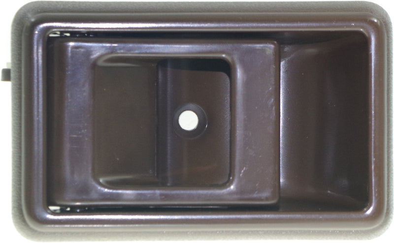 Set Of 2 - Front or Rear Driver and Passenger Side Interior Door Handles Brown Without Door Lock Hole | TO1353109,TO1352109