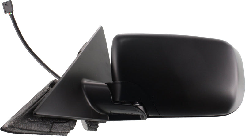 Driver and Passenger Side Mirrors, Power, Heated, Manual Folding, Paintable, without Signal Light, without Memory, Puddle Light, Auto-Dimming, and Blind Spot Feature, E46 Body, Sedan