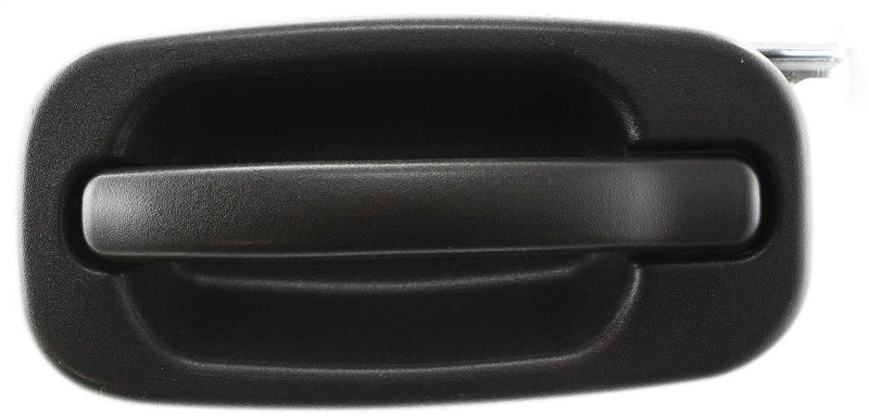 Set Of 4 - Front and Rear Driver and Passenger Side Exterior Door Handles Textured Black Front Driver and Passenger Side - With Key Hole  Rear Driver and Passenger Side - Without Key Hole | GM1311129,GM1310129,GM1521105,GM1520105