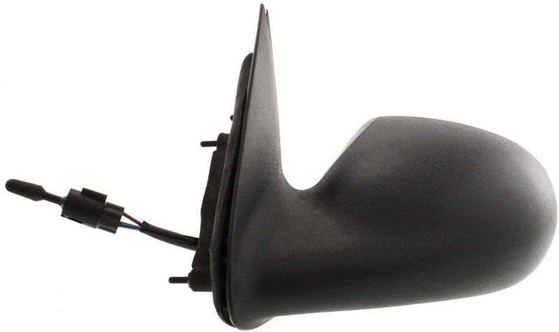 Non-Towing Mirrors Manual Remote Non-Folding Non-Heated Textured Black | CH1320185,CH1321185