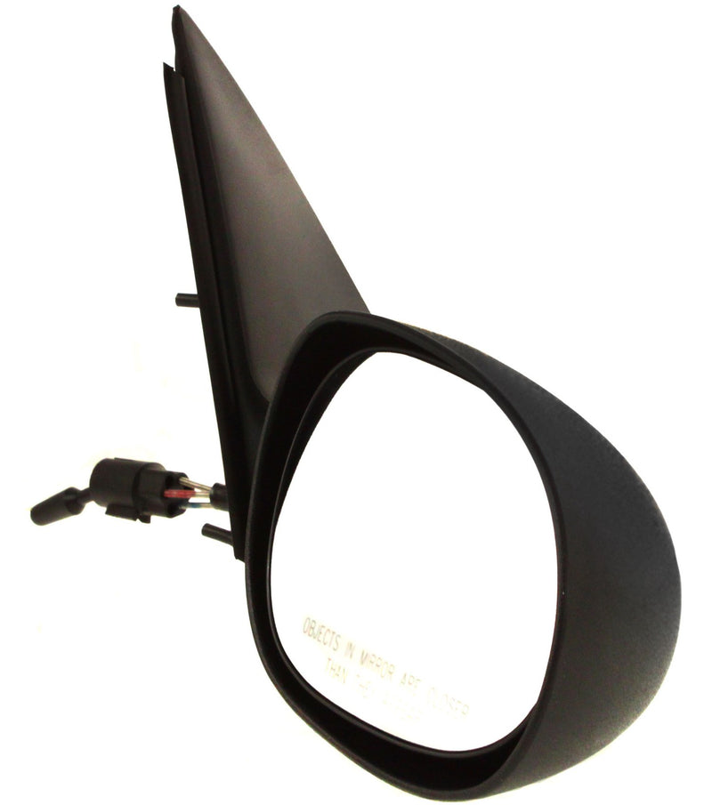 Non-Towing Mirrors Manual Remote Non-Folding Non-Heated Textured Black | CH1320185,CH1321185