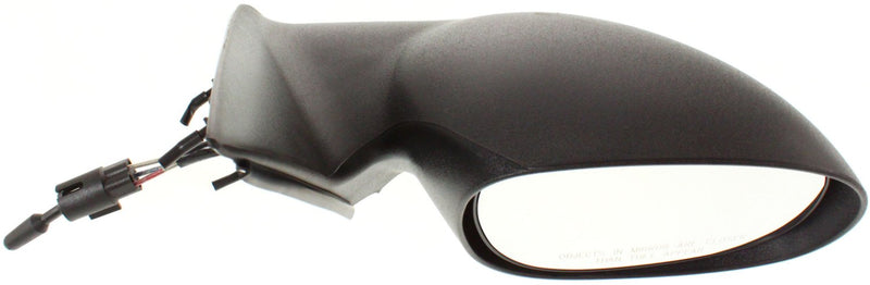 Non-Towing Mirrors Manual Remote Non-Folding Non-Heated Textured Black | CH1320185,CH1321185
