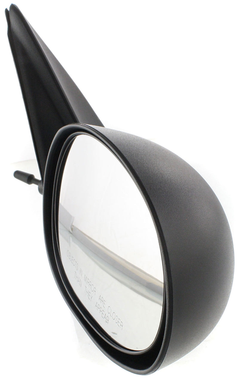 Non-Towing Mirrors Manual Remote Non-Folding Non-Heated Textured Black