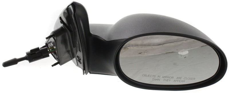 Non-Towing Mirrors Manual Remote Non-Folding Non-Heated Textured Black