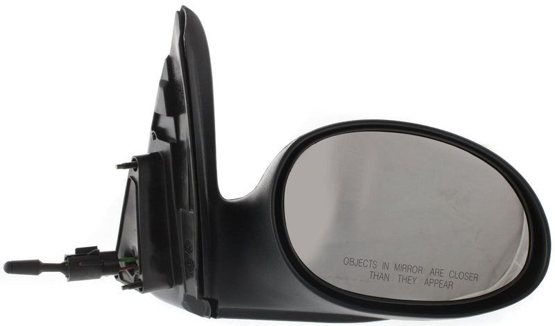 Non-Towing Mirrors Manual Remote Non-Folding Non-Heated Textured Black
