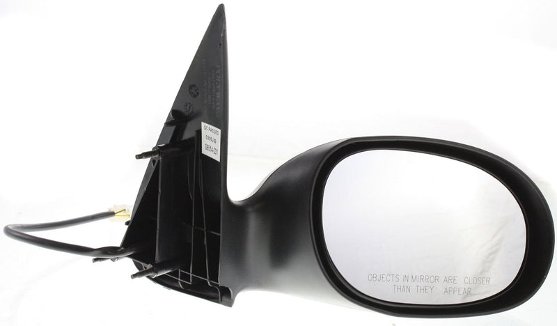 Driver and Passenger Side Mirrors, Power, Non-Folding, Non-Heated, Textured Black, Without Signal Light, Without memory, Without Puddle Light, Without Auto-Dimming, Without Blind Spot Feature | CH1320207,CH1321207