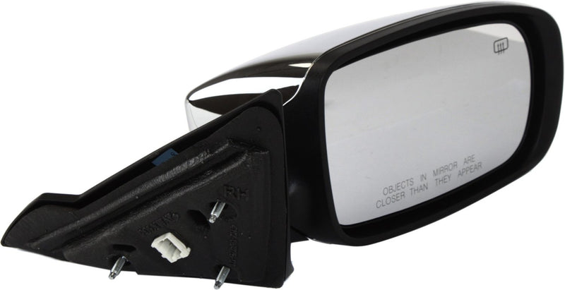 Driver and Passenger Side Mirrors, Power, Heated, Manual Folding, Chrome, Convertible | CH1320336,CH1321336