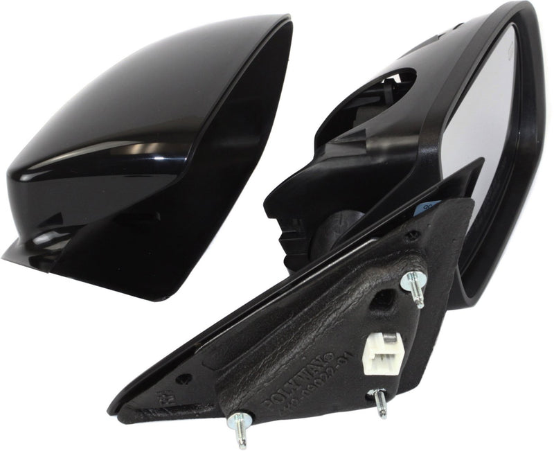 Driver and Passenger Side Mirrors, Power, Manual Folding, Heated, Paintable, Without Signal Light, Without memory, Without Puddle Light, Without Auto-Dimming, Without Blind Spot Feature | CH1320328,CH1321328