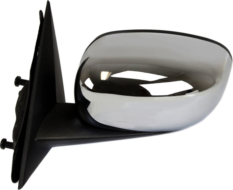 Driver and Passenger Side Mirrors, Power, Non-Folding, Heated, Chrome, Without Signal Light, Without memory, Without Puddle Light, Without Auto-Dimming, Without Blind Spot Feature | CH1320340,CH1321340