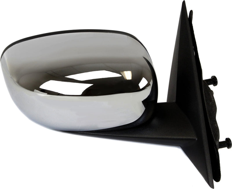 Driver and Passenger Side Mirrors, Power, Non-Folding, Heated, Chrome, Without Signal Light, Without memory, Without Puddle Light, Without Auto-Dimming, Without Blind Spot Feature | CH1320340,CH1321340