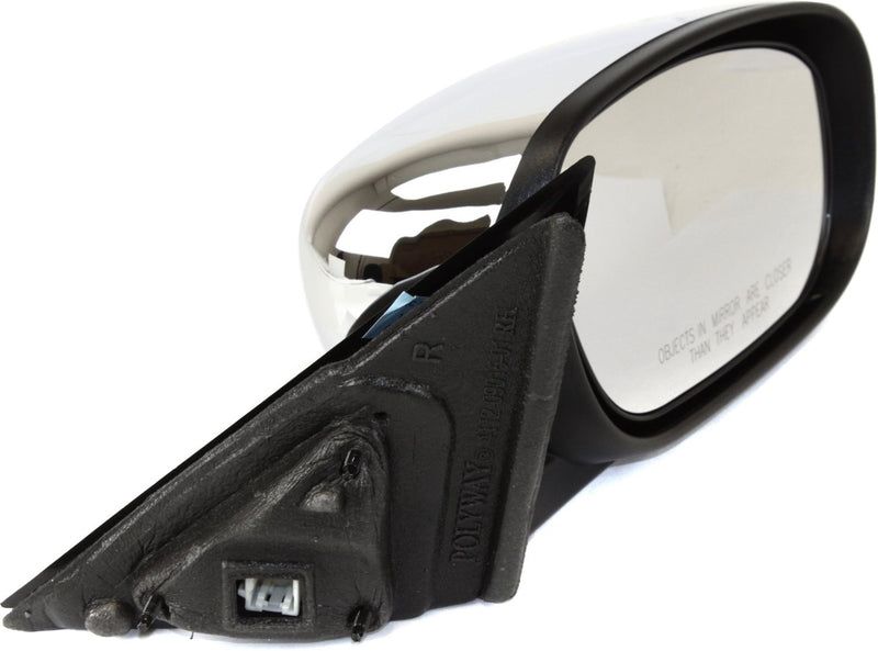 Driver and Passenger Side Mirrors, Power, Non-Folding, Heated, Chrome, Without Signal Light, Without memory, Without Puddle Light, Without Auto-Dimming, Without Blind Spot Feature | CH1320340,CH1321340