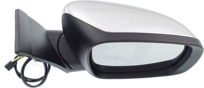 Mirror Driver Side Power Power Folding Heated W/ Signal Light Chrome | CH1321386,CH1320386