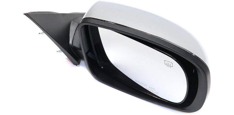 Driver and Passenger Side Mirrors, Power, Manual Folding, Heated, Chrome, Without Signal Light, With memory, Without Puddle Light, Without Auto-Dimming, Without Blind Spot Feature | CH1321342,CH1320342