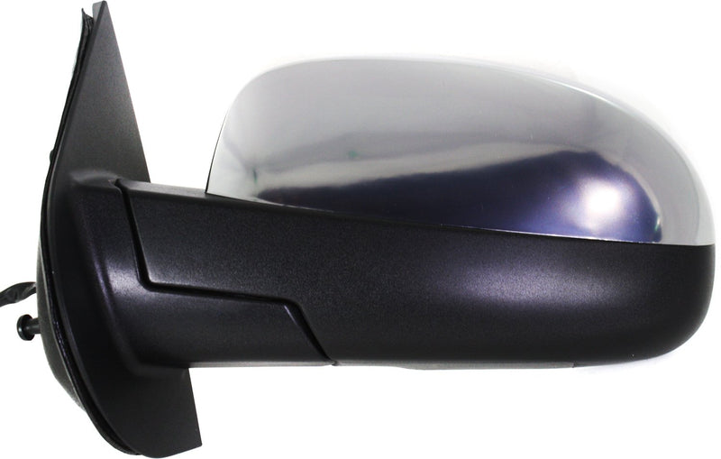 Driver and Passenger Side Mirrors, Power, Heated, Manual Folding, Chrome, Standard Type, New Body Style, with Off Road Package | GM1320340,GM1320469,GM1321340,GM1321469