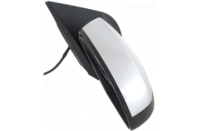 Driver and Passenger Side Mirrors, Power, Heated, Manual Folding, Chrome, Standard Type, New Body Style, with Off Road Package | GM1320340,GM1320469,GM1321340,GM1321469