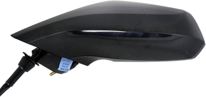 Driver and Passenger Side Mirrors, Power, Manual Folding, Non-Heated, Paintable, Without Signal Light, Without memory, Without Puddle Light, Without Auto-Dimming, Without Blind Spot Feature | GM1320405,GM1321405