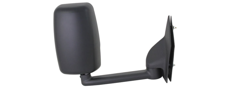 Driver and Passenger Side Towing Mirrors, Manual Adjust, Non-Heated, Manual Folding, Textured Black, with Blind Spot Glass, Dual Glass | GM1320426,GM1321426