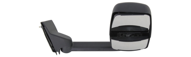 Driver and Passenger Side Towing Mirrors, Manual Adjust, Non-Heated, Manual Folding, Textured Black, with Blind Spot Glass, Dual Glass | GM1320426,GM1321426