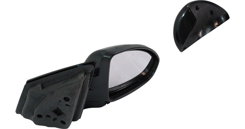 Driver and Passenger Side Mirrors, Power, Heated, Manual Folding, Paintable, Without Signal Light, Without Blind Spot Feature