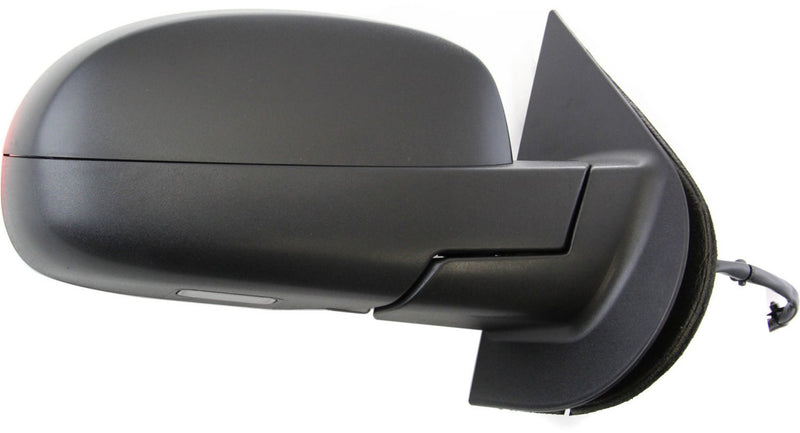 Driver and Passenger Side Mirrors, Power, Heated, Power Folding, with 1 Paintable and 1 Textured Black Cap, without Memory, Standard Type, with Additional Paint To Match Cap, New Body Style