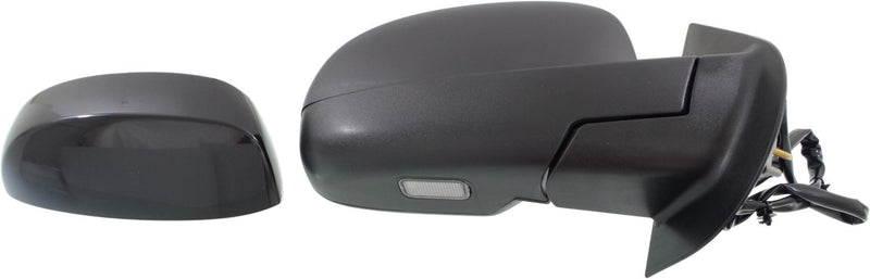 Driver and Passenger Side Mirrors, Power, Heated, Power Folding, with 1 Paintable and 1 Textured Black Cap, with Memory, Standard Type, | GM1321377,GM1320377