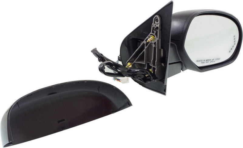 Driver and Passenger Side Mirrors, Power, Heated, Power Folding, with 1 Paintable and 1 Textured Black Cap, with Memory, Standard Type, | GM1321377,GM1320377