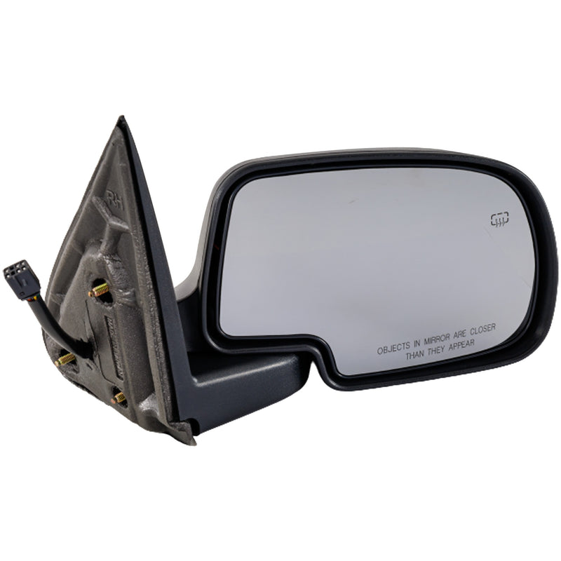 Driver and Passenger Side Non-Towing Mirrors, Power, Manual Folding, Heated, Textured Black, Without Signal Light, Without memory, With Puddle Light, Without Auto-Dimming | GM1320247,GM1321247