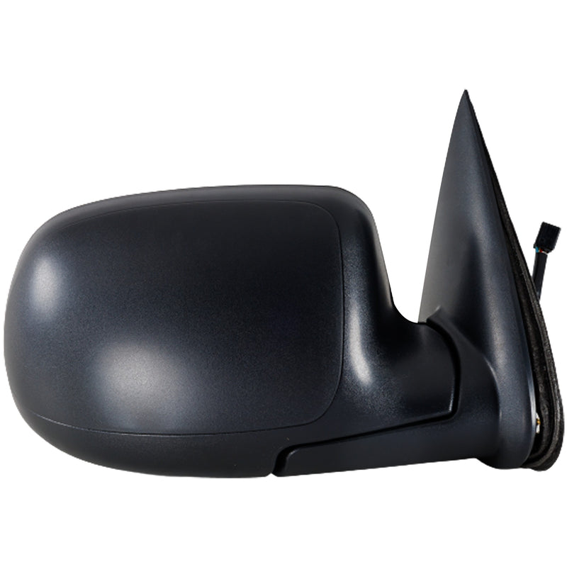 Driver and Passenger Side Non-Towing Mirrors, Power, Manual Folding, Heated, Textured Black, Without Signal Light, Without memory, With Puddle Light, Without Auto-Dimming | GM1320247,GM1321247