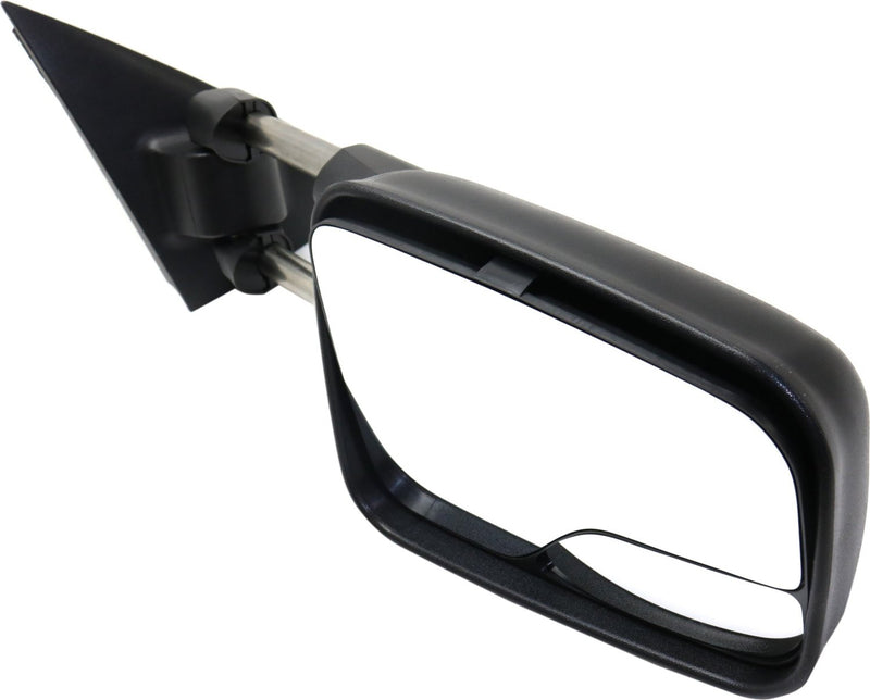 Driver and Passenger Side Towing Mirrors, Manual Adjust, Non-Heated, Manual Folding, Textured Black, | GM1320244,GM1321298