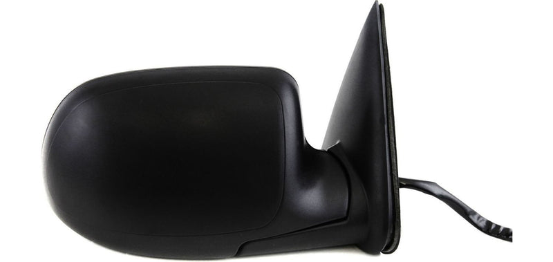 Driver and Passenger Side Mirrors, Power, Heated, Manual Folding, with 1 Paintable and 1 Textured Black Cap, Standard Type, with Additional Paint To Match Cap, Old Body Style