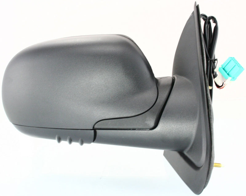 Driver and Passenger Side Mirrors, Power, Power Folding, Heated, Textured Black, Without Signal Light, Without memory, Without Puddle Light, Without Auto-Dimming, Without Blind Spot Feature | GM1320322,GM1321322