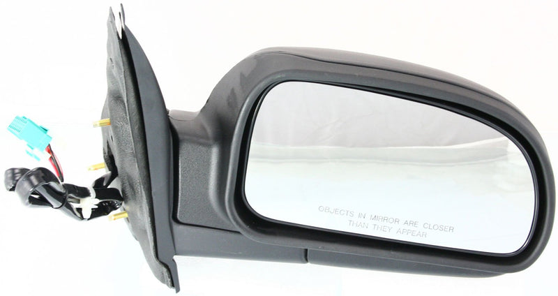 Driver and Passenger Side Mirrors, Power, Power Folding, Heated, Textured Black, Without Signal Light, Without memory, Without Puddle Light, Without Auto-Dimming, Without Blind Spot Feature | GM1320322,GM1321322