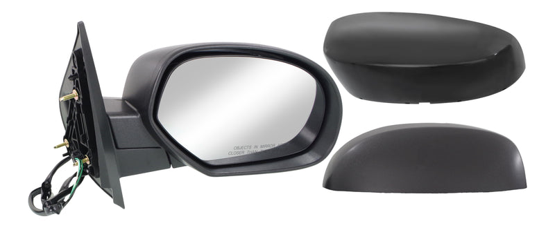 Mirrors Power Manual Folding Heated w/1 Paintable & 1 Textured Black Cap