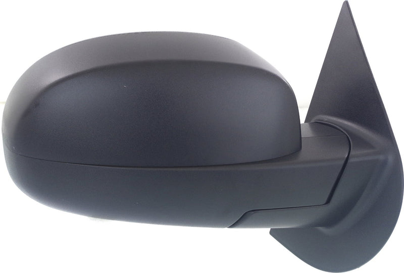 Driver and Passenger Side Mirrors, Manual Adjust, Non-Heated, Manual Folding, Textured Black, Standard Type, New Body Style | GM1320332,GM1321332