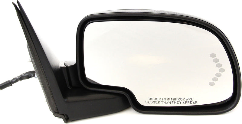 Driver and Passenger Side Mirrors, Power, Heated, Power Folding, Paintable, Old Body Style | GM1320438,GM1321373