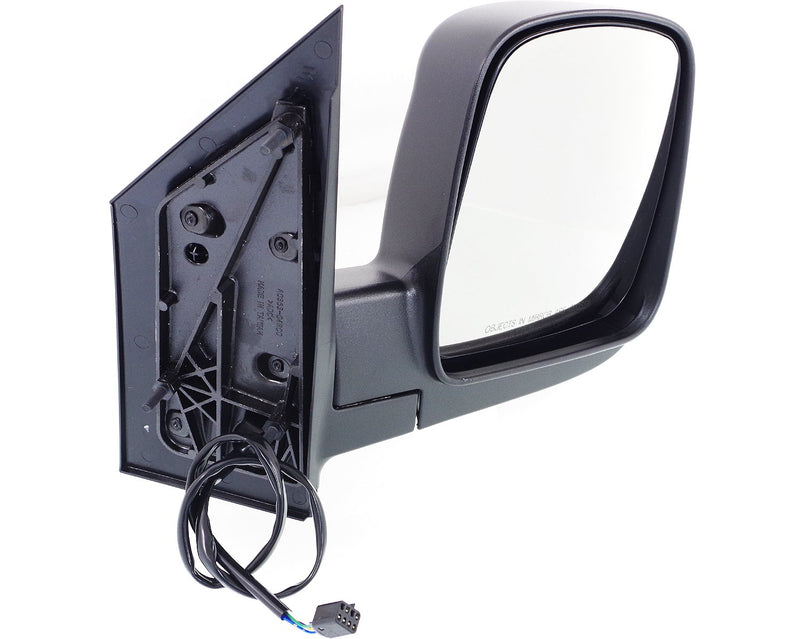 Driver and Passenger Side Mirrors, Power, Heated, Manual Folding, Textured Black, without Signal Light | GM1320283,GM1321283