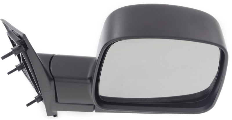 Driver and Passenger Side Mirrors, Manual Adjust, Non-Heated, Manual Folding, Textured Black, without Blind Spot Feature | GM1320284,GM1321284