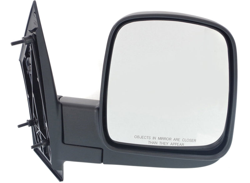 Driver and Passenger Side Mirrors, Manual Adjust, Non-Heated, Manual Folding, Textured Black, without Blind Spot Feature | GM1320284,GM1321284
