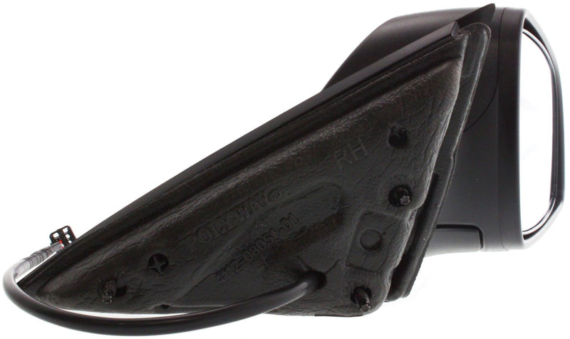 Driver and Passenger Side Mirrors, Power, Manual Folding, Non-Heated, Textured Black, Without Signal Light, Without memory, Without Puddle Light, Without Auto-Dimming, Without Blind Spot Feature | GM1320343,GM1321343