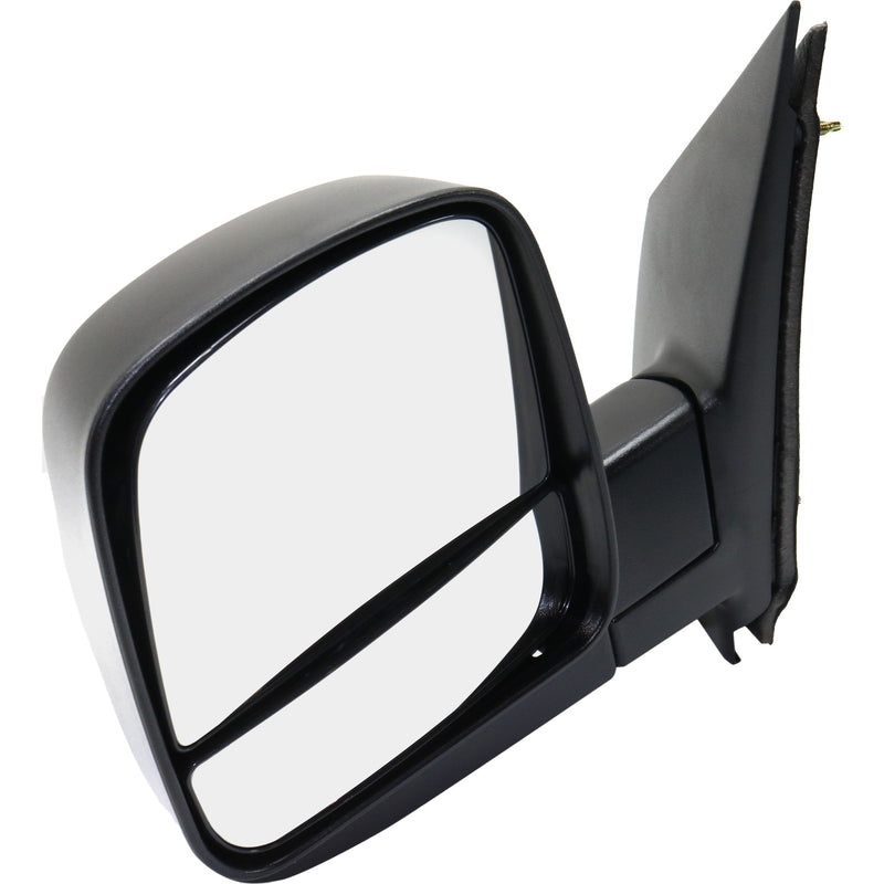 Driver and Passenger Side Mirrors, Manual Adjust, Non-Heated, Manual Folding, Textured Black, with Blind Spot Glass, with Commercial Cutaway Chassis | GM1320395,GM1321395