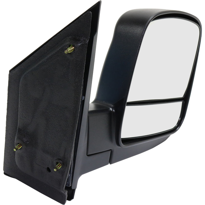 Driver and Passenger Side Mirrors, Manual Adjust, Non-Heated, Manual Folding, Textured Black, with Blind Spot Glass, with Commercial Cutaway Chassis | GM1320395,GM1321395